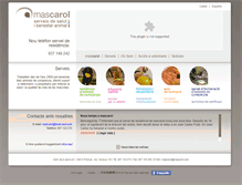 Tablet Screenshot of mascarol.com